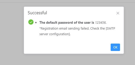 Reset password