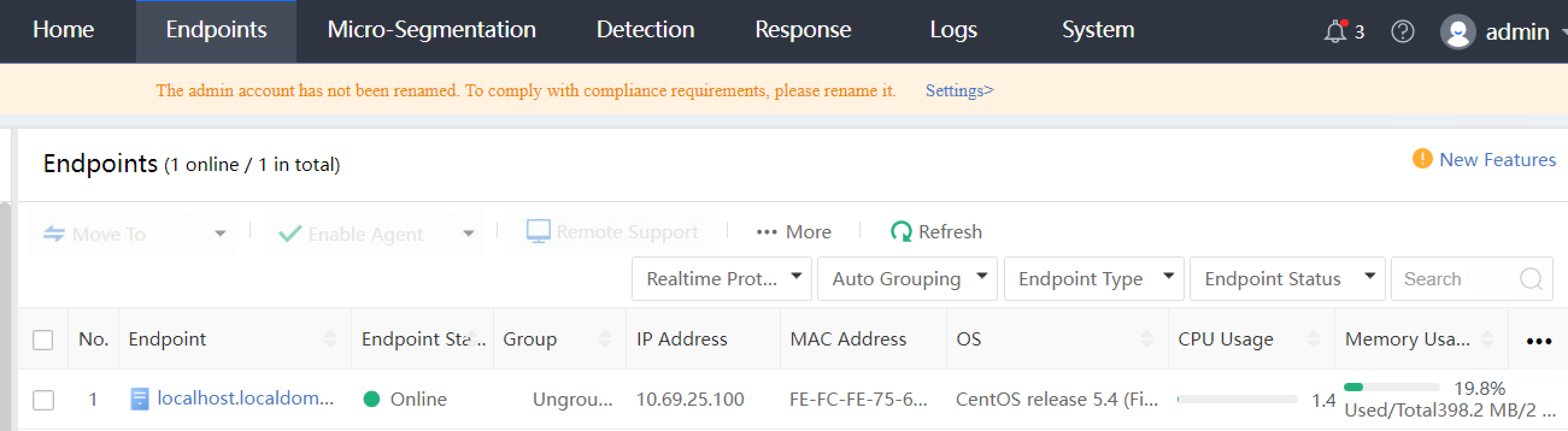 การติดตั้ง Endpoint Secure ลงบน Linux แบบใช้ Full Offline Installer