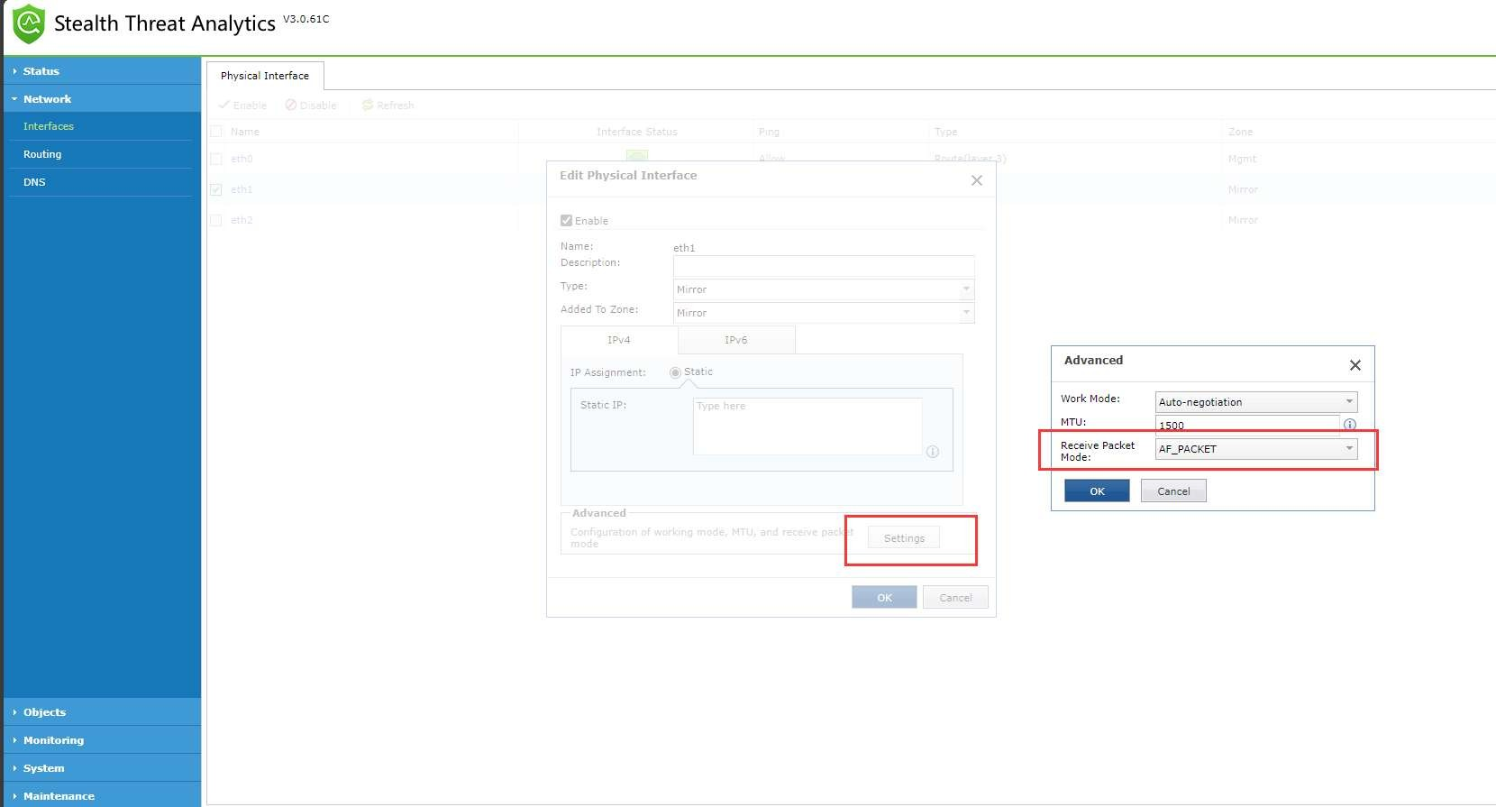 การตั้งค่าเพื่อรับ Mirror Traffic จากภายนอกเข้า VM STA บริษัท ซังฟอร์