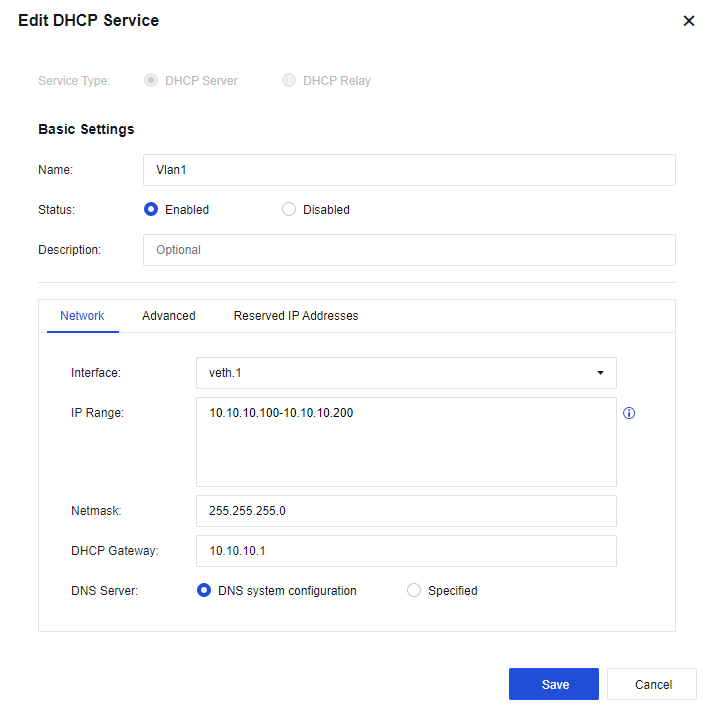 DHCP Configuration