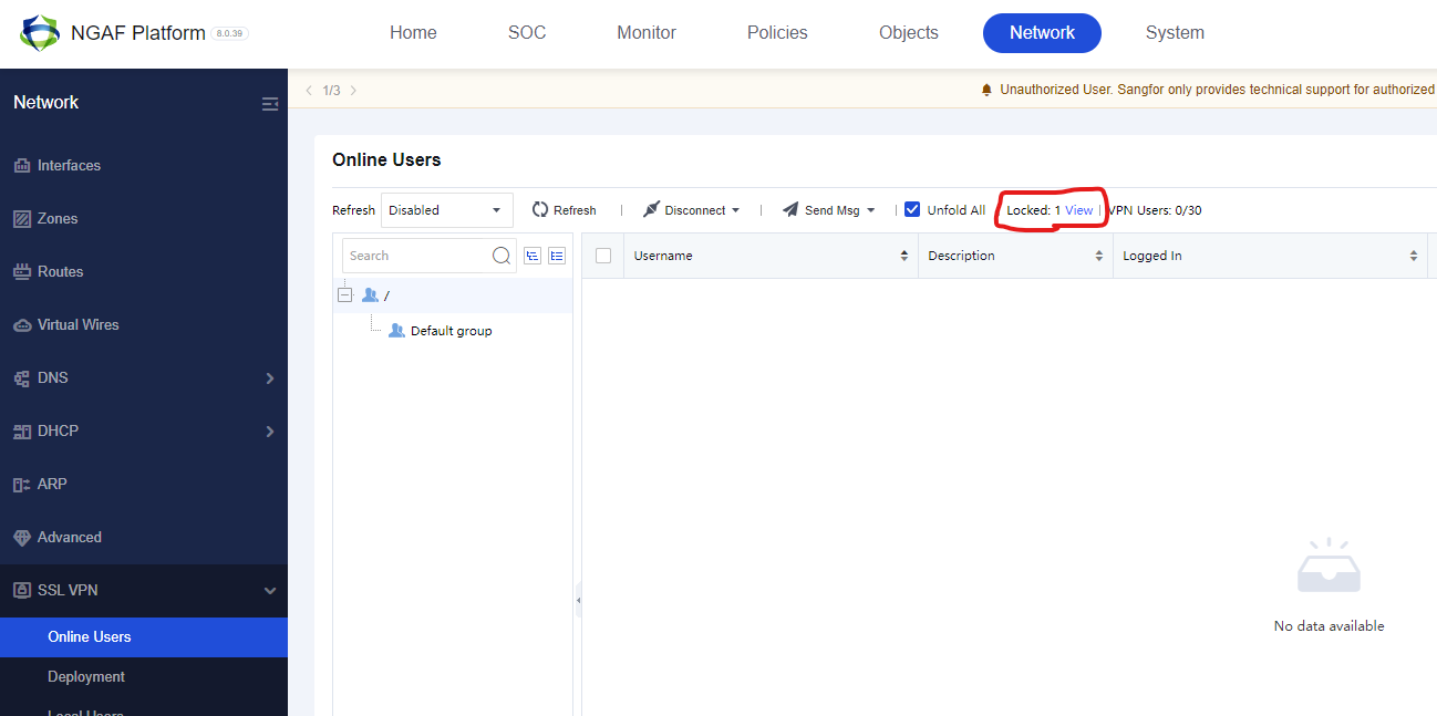 Online Users - Unlock