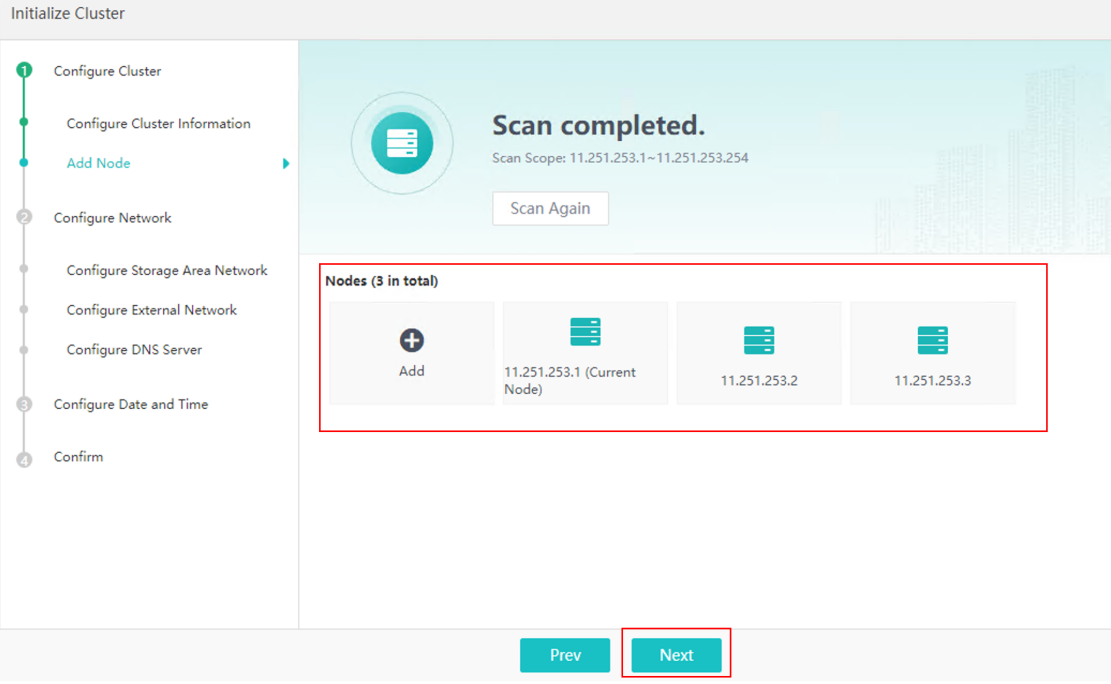 new aggregate subinterface dialog with interface name, vlan id, and aggregate interface selection