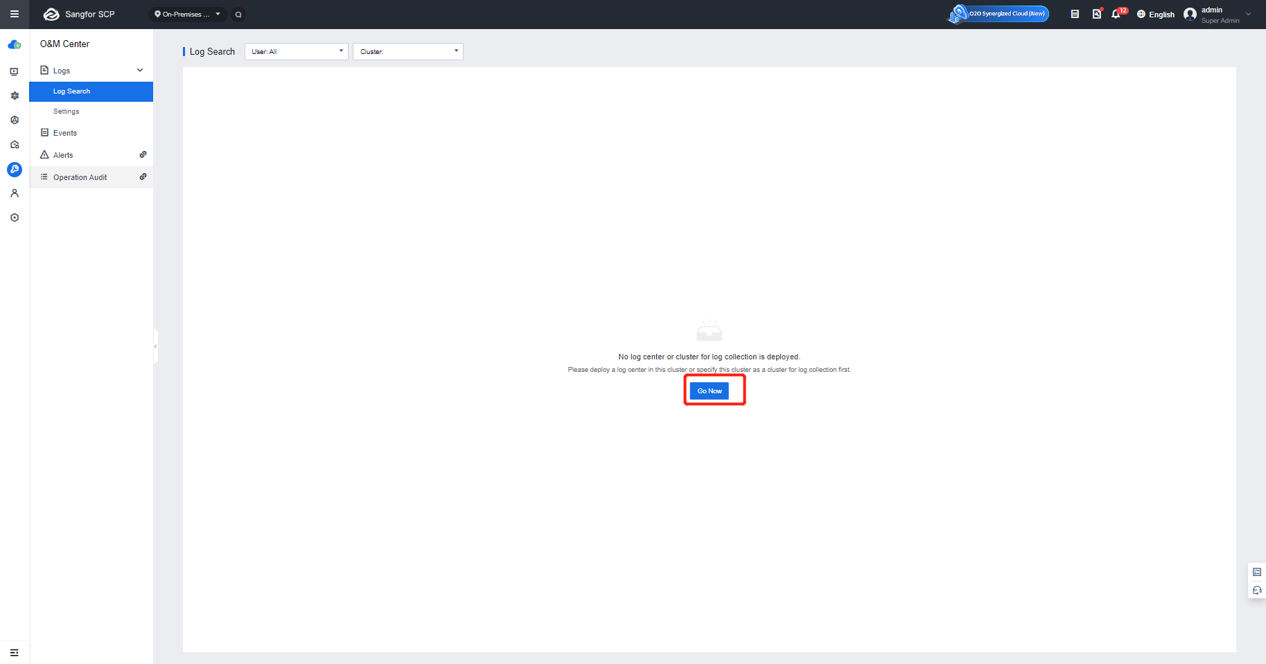 Deploy Log Center