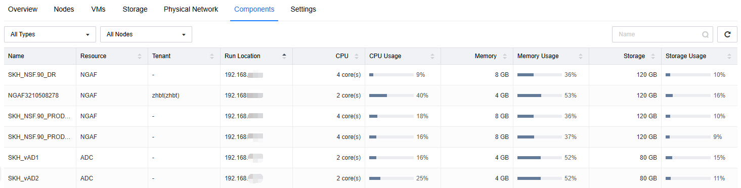 Network DNS settings configuration screen with input fields for preferred and alternate DNS server IP addresses.