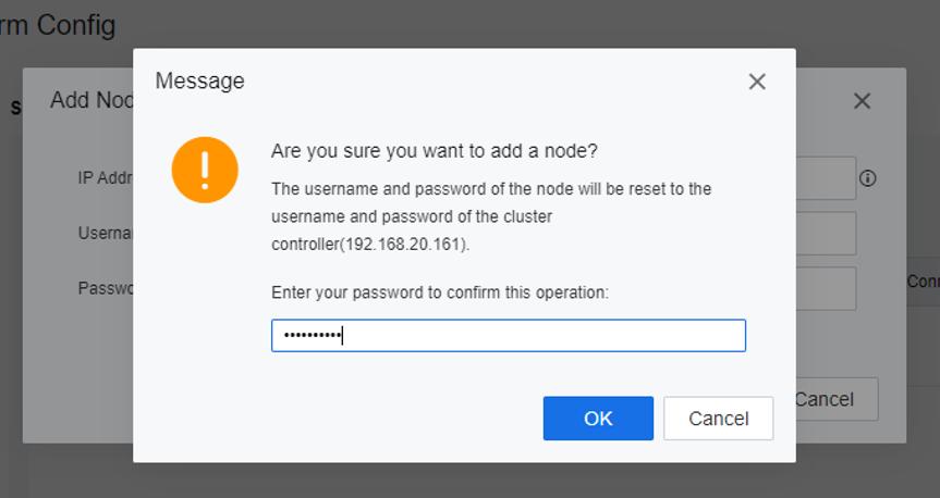 Form for importing a VMA file, including settings for image file path, group, high availability, and storage policy.