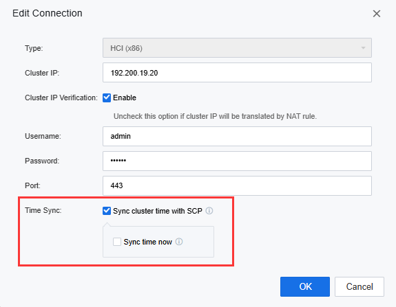 Resource Center page displaying a list of resource pools with their status, IP addresses, and hardware usage statistics.