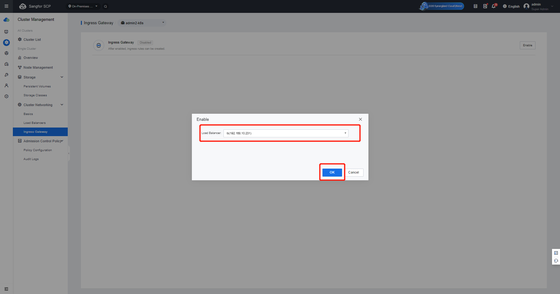 Network configuration
