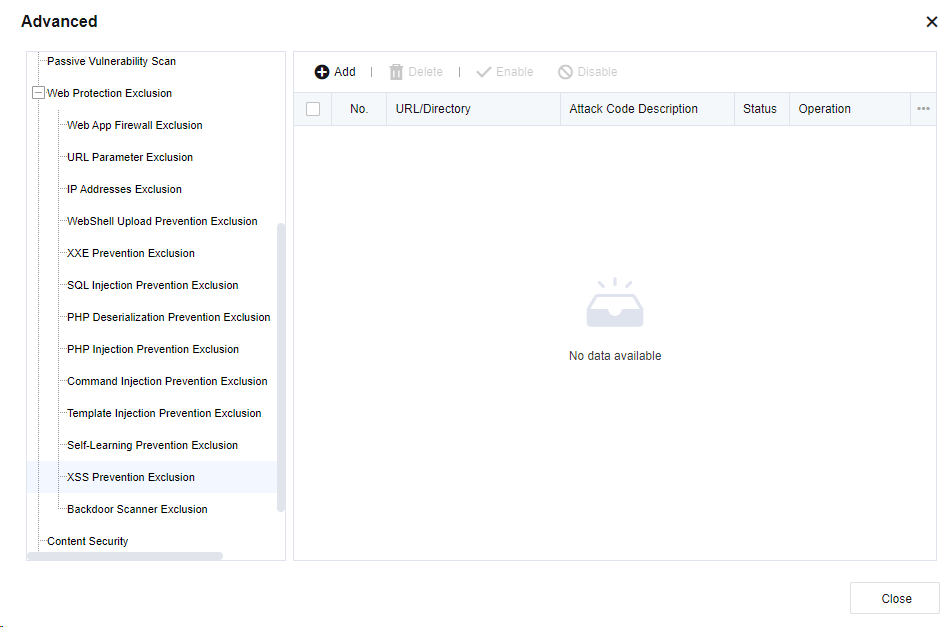 NGAF web UI showing AddURL Parameter dialog with URL field and URL Parameters table (Parameter Name, String columns) with RegEx Tester option