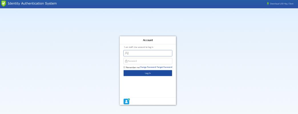 Captive Portal login page