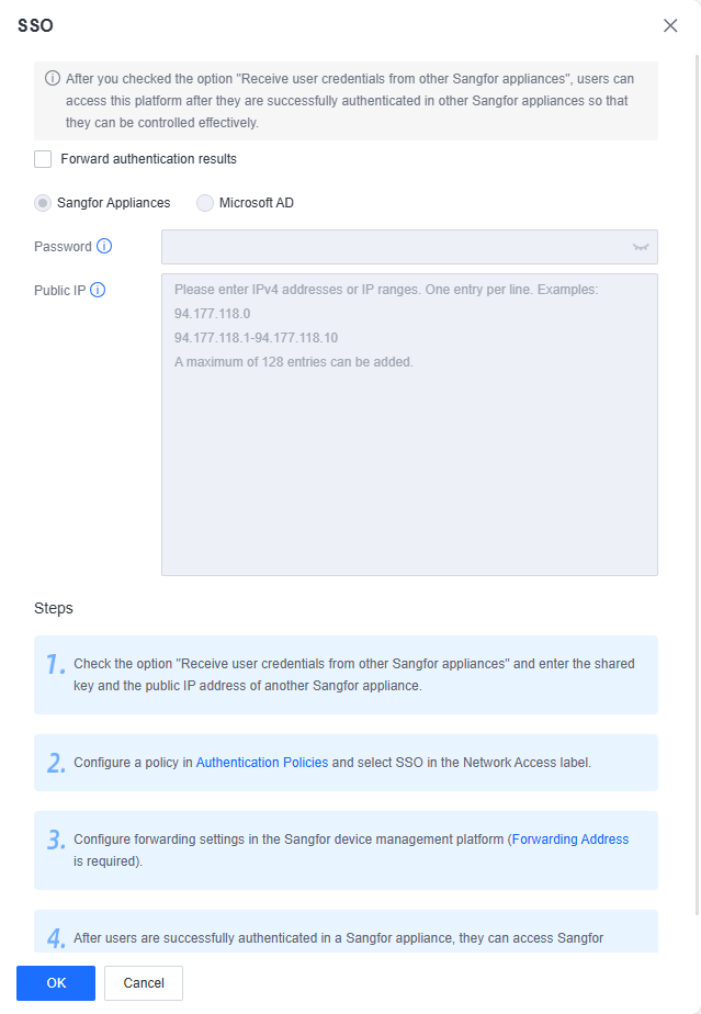 Branch Users SSO settings