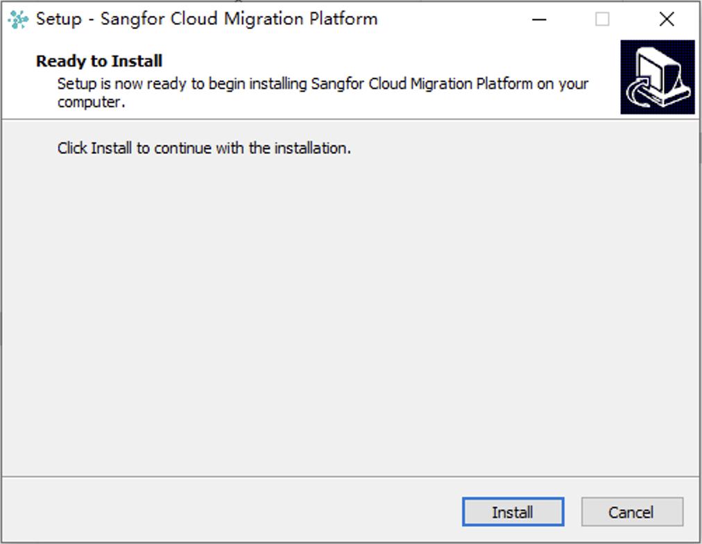 Sangfor Cloud Migration Platform Setup Ready to Install