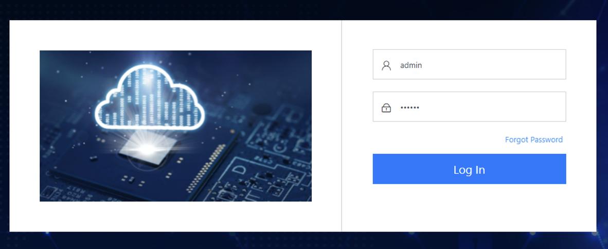 SCMT web login page