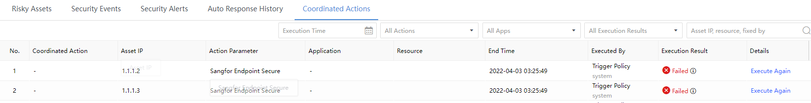 การตรวจสอบ Response History บน Athena NDR