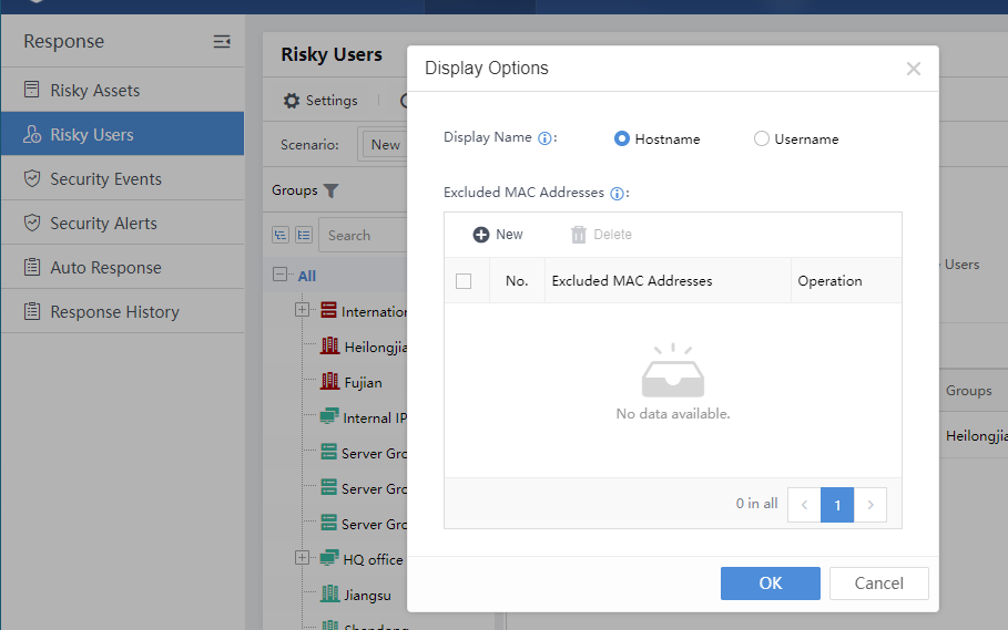 การใช้งานมุมมอง Risky Users บน Athena NDR