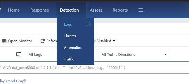 การใช้งาน Detection Logs บน Athena NDR