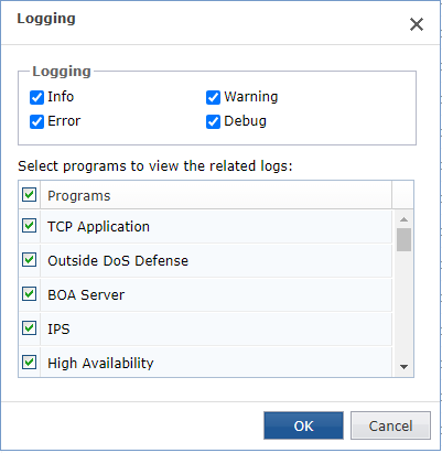 Athena STA: การดู System Logs