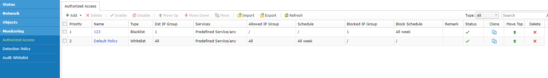การตั้งค่า Authorized Access บน Athena STA