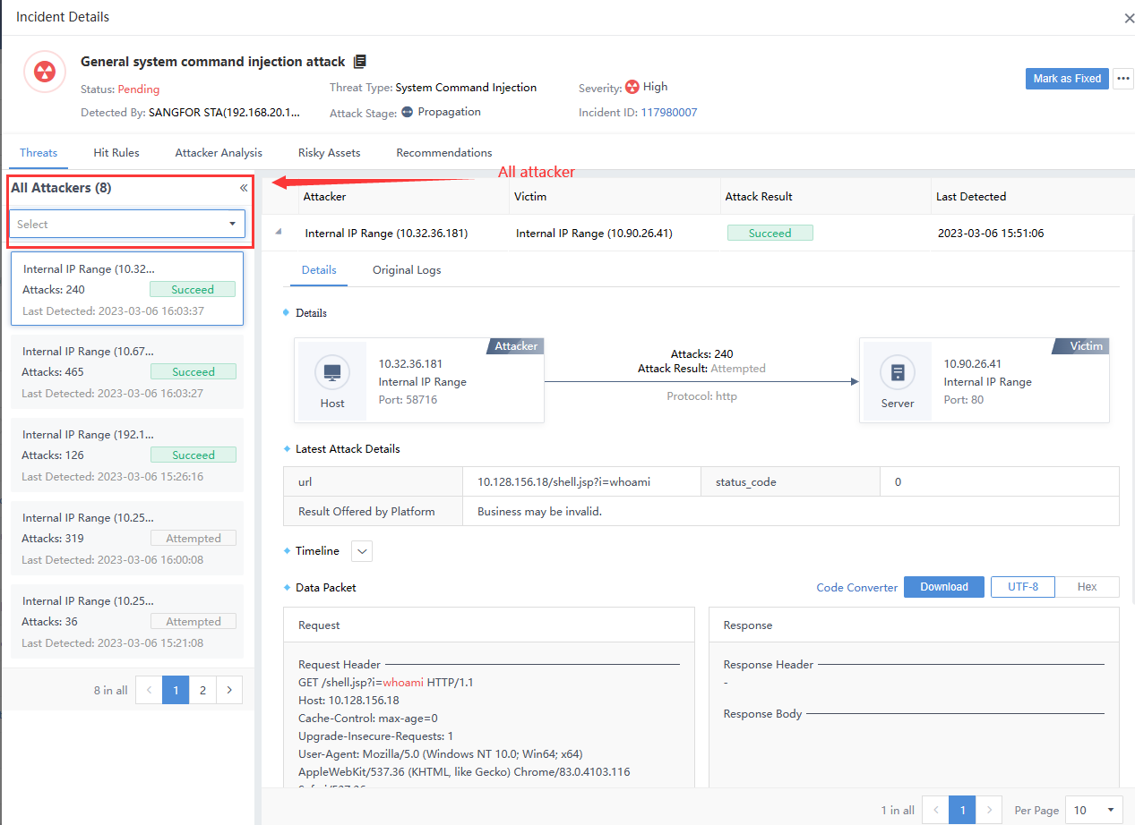 การอ่าน Incident Details บน Athena NDR
