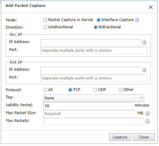 การใช้เครื่องมือ Packet Capture บน Athena STA