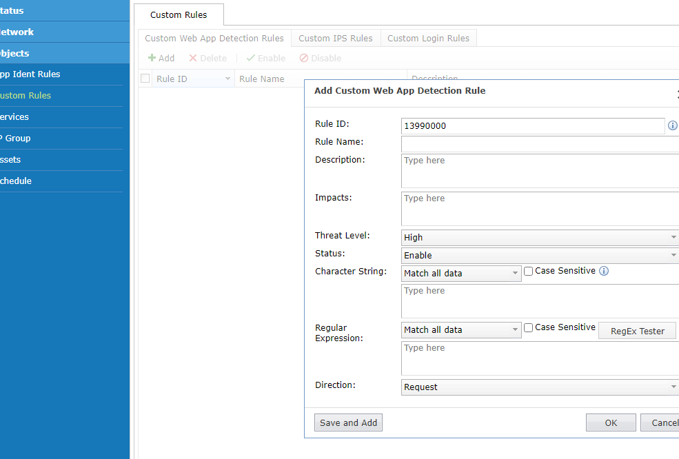 การจัดการ Custom Rules บน Athena STA