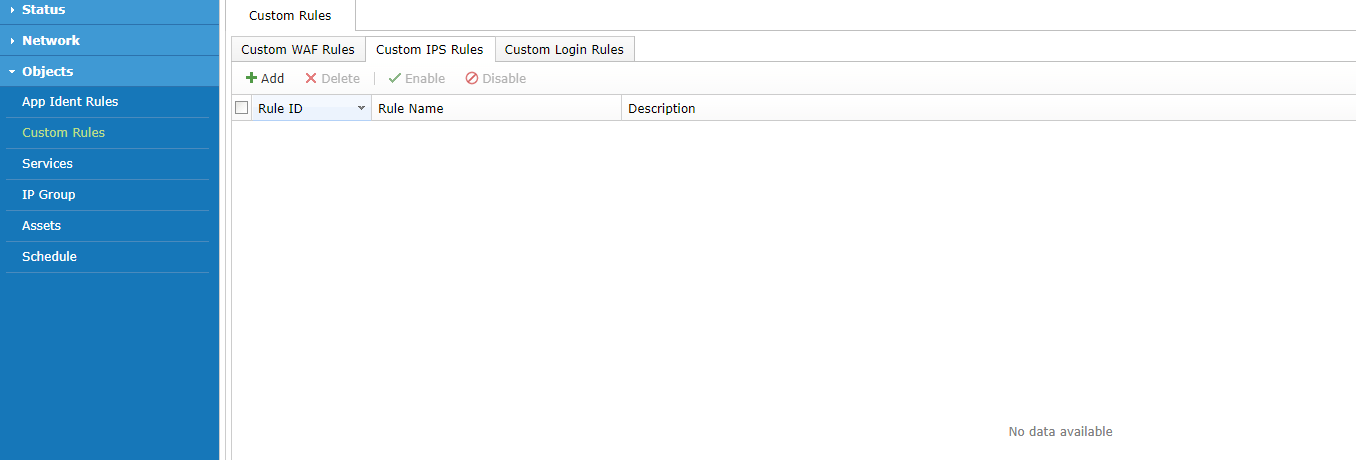 การจัดการ Custom Rules บน Athena STA