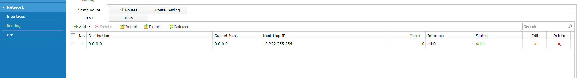 การตั้งค่า Routing บน Athena STA