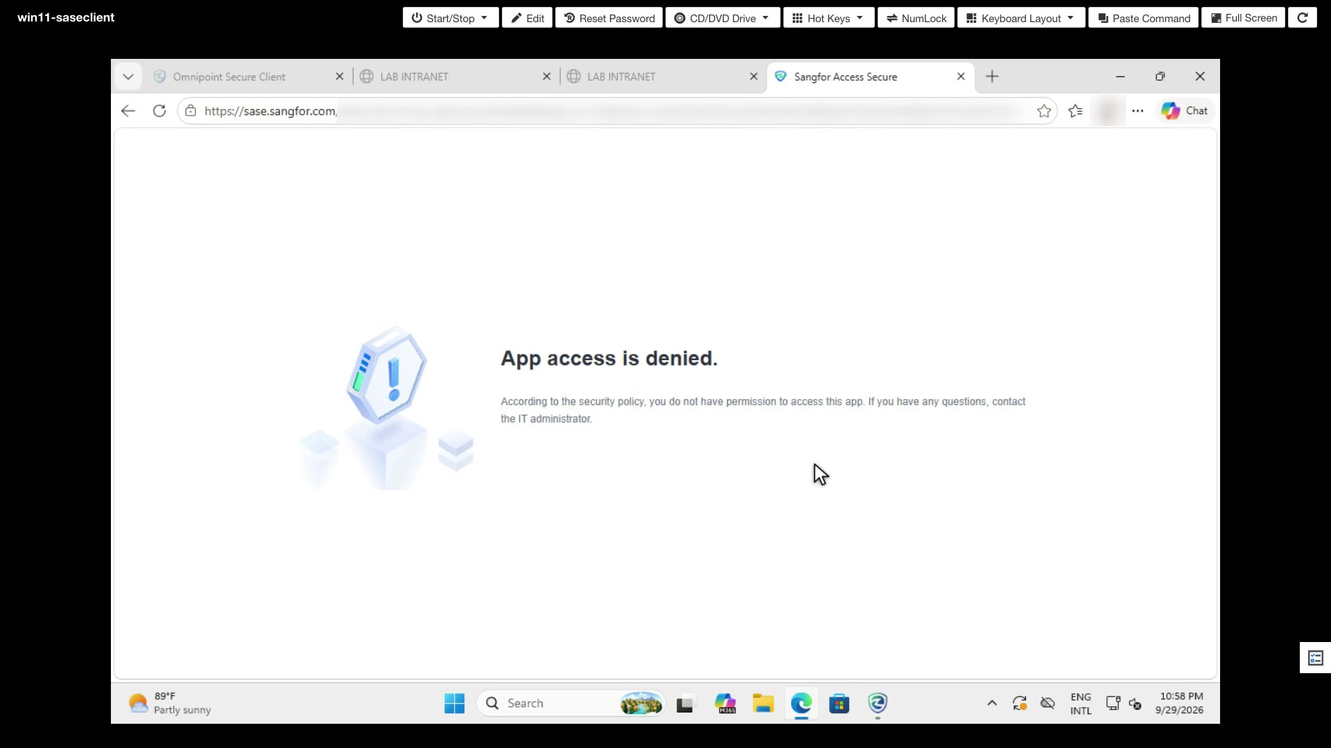 Block Page