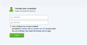 Certificate Install via Portal